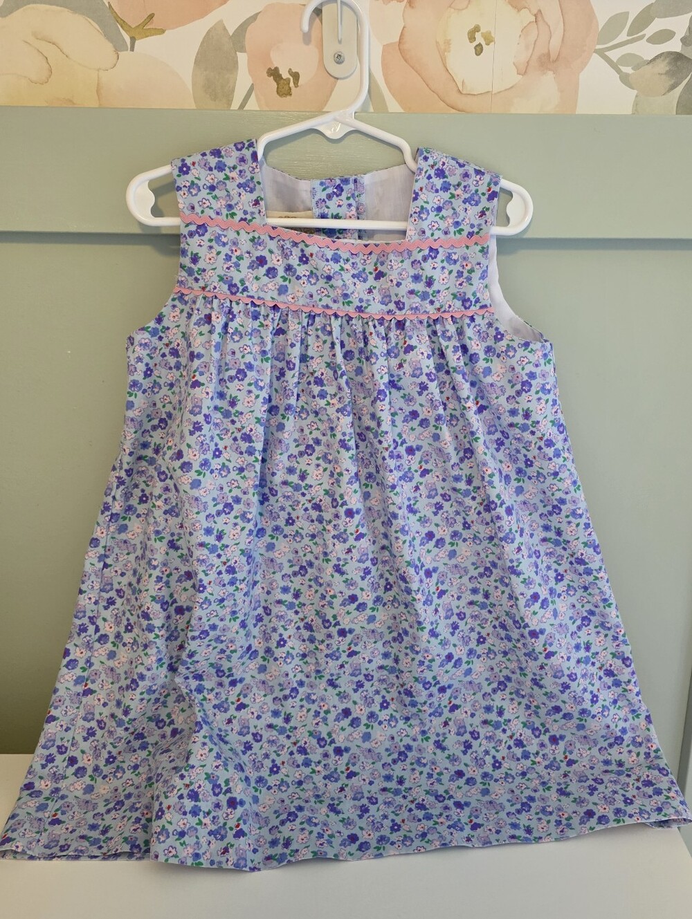 The Beaufort Bonnet Company 4t Pinafore Floral Girls' Dress